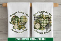 Happy St. Patrick's- Kitchen Towel Sublimation, Kitchen Towe Product Image 1