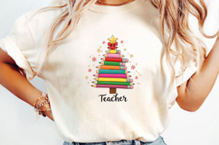 Colored Pencil Tree Sublimation, Christmas Png Product Image 2