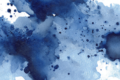 Deep Blue Watercolor Splash Texture Background Product Image 1