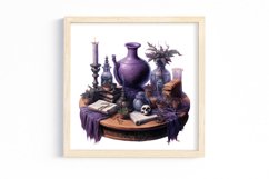 Purple Witch Sublimation Clipart Product Image 3