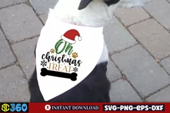 Oh christmas treat SVG, Christmas Dog SVG Product Image 3