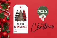 Rustic Christmas Tree Gift Tags, Christmas Tags Printable Product Image 3