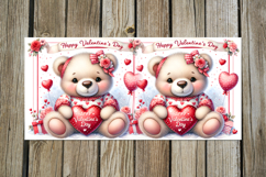 Valentine teddy bear | mug sublimation design PLUS Product Image 3