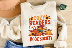 Cozy Readers Book Society PNG Design Product Image 3