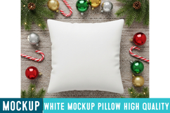 White Pillow Mockup,Mockup,Christmas Pillow Mockup,Christmas Product Image 1