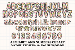 Easter Day Alphabet png clipart, easter day letters doodle Product Image 3