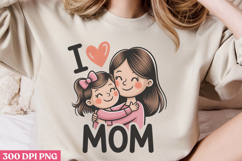Floral Mama Mom Sublimation PNG Product Image 3
