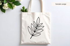 Hand Drawn Leaf Twig SVG Product Image 3