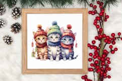 Cat Christmas Cat Art for Holiday Clipart Product Image 3
