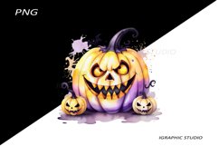 Halloween Pumpkin Clipart Product Image 1