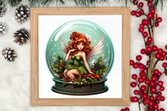 Fairy Christmas Sublimation Clipart, Fairy Christmas PNG Product Image 3
