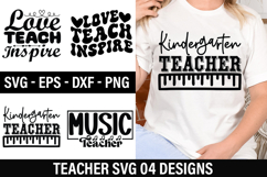 Teacher SVG Design - Kindergarten Teacher Product Image 2