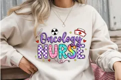 Oncology Nurse PNG, Cancer Care Nurse Sublimation Design Product Image 3