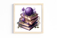 Purple Witch Sublimation Clipart Product Image 3