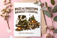 Rules Are Suggestions Camping Badger Product Image 6