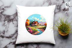 Countryside Path Clipart Sublimation PNG Product Image 3