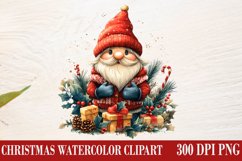 Christmas Gnome Clipart, Winter Clipart Product Image 1