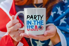Party in the USA 4th of July Sublimation Design Product Image 3