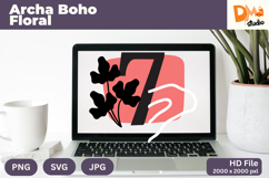 Archa Boho Floral Monogram Product Image 1