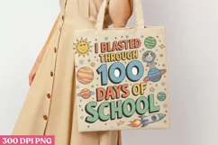 I blasted through 100 days of school PNG, 100 Days Of School Product Image 3