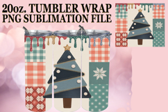 Joyful Whispers 20oz tumbler wrap, Christmas Product Image 1
