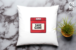 Retro Save Game Cartridge Clipart Sublimation PNG Product Image 3