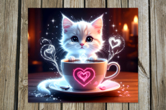 Valentine cat | 4 love Skinny tumbler designs Product Image 3