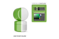 Plastic Cream Jars - PSD Mockup Product Image 3
