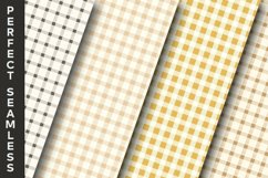 Ivory Gingham Digital Papers 16 Variations Product Image 5