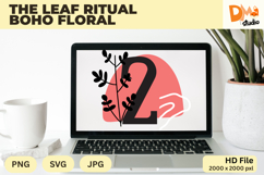The Leaf Ritual Boho Floral Monogram Product Image 1
