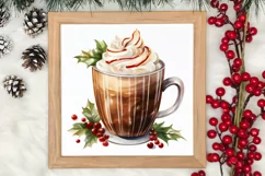 Christmas Drink Clipart Sublimation, Christmas PNG Product Image 3