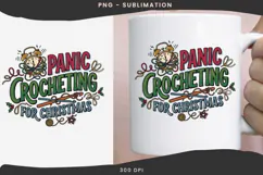 Christmas crochet png design for T-shirts Product Image 3