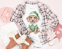 Christmas Dogs Clipart, Vintage PNG Product Image 4