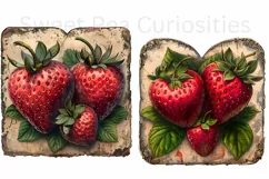Strawberry, Strawberries, Ephemera, PNG, Clipart Product Image 3