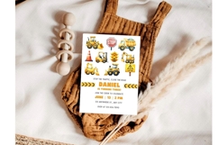 Baby Shower Invitation Template 336 Product Image 3