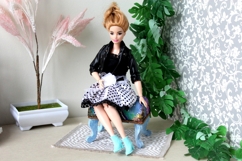 Miniature tabouret SVG digital file download dollhouse chair Product Image 2