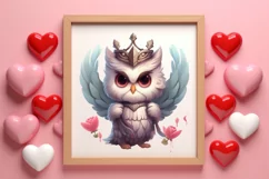 Chibi Angel Kitty Valentine Clipart, Valentines PNG Product Image 3