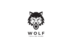 Wolf Head Logo Design Vector Illustration Product Image 3