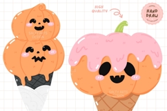 Spooky Sweet Halloween Ice Cream Clipart Product Image 3