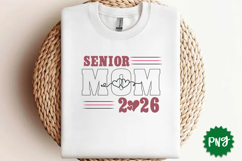 Senior Mom 2026 graduation PNG Sublimation Design Product Image 3