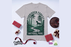 Forbidden Forest SVG, Wizard World Shirt Design PNG Product Image 3