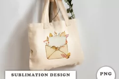 Watercolor Cozy Autumn sublimation PNG Product Image 3