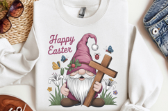 Happy easter PNG, Easter Gnome Sublimation PNG Product Image 3