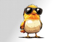 Sunglass Bird Art Print Product Image 4