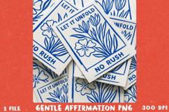 Floral line art: A Gentle Affirmation BUNDLE, Sublimation PN Product Image 7