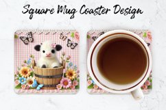 Cow Mug coaster | Coaster | Sublimation Design Product Image 1