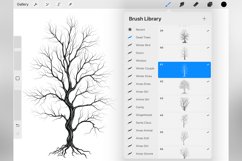 100 Procreate Dead Trees Stamp Brushes Product Image 3