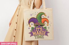 It&#039;s Mardi time PNG, Mardi Gras Sublimation PNG Product Image 1
