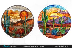 Stained Glass Desert Clipart Bundle Product Image 3