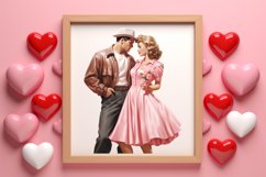 Valentines Day Couple Clipart, Valentines Clipart Product Image 1